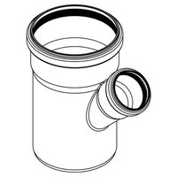 Тройник 110/50/45° REHAU 11213041001