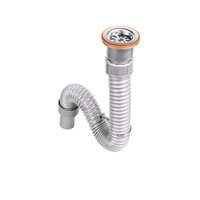 Сифон, , гофрированный, 40, полипропилен Bettoserb 125312