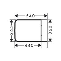 Сиденье для унитаза, Hansgrohe EluPura Original Q шг 365*540 с плавным опусканием цвет-белый 60150450