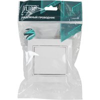 Выключатель одноклавишный промежуточный С/У. белый Jilion 9533132