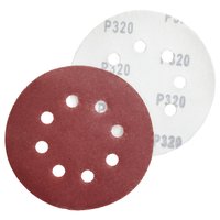 Круг абразивный д/липучки ПЕРФО,8 отв. Р320,125мм Политех Инструмент Инструмент 2005332