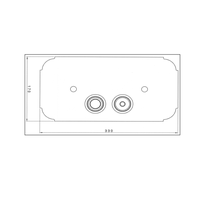 Клавиша смыва, Nicolazzi, Complementi Arredo, для унитаза, шв 330*170, цвет-Bronze