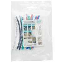 Н-р 2:1 ТУТ 15шт. по 10см 5цв. (по 3шт.: бел., зел.,син., красн., черн.) Jilion 9536551