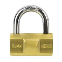 Замок навесной Бастион-4, латунь, 50 мм, Pobedit Pobedit 8114050