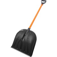 Лопата пластик ал. накладка  с ал черенком 410х460 "КУПЕЦ" Россия 8025415