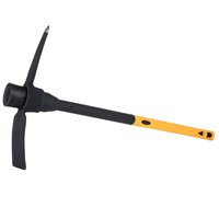 Кирка 1500 г, обрезиненная удлиненная рукоятка, 70% фиберглас, с резиновым отбойником, Pobedit Pobedit 2547215