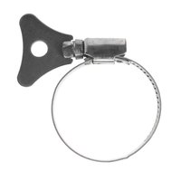 Хомуты червячные накатные с металлическим ключом, нерж. сталь, 10 шт./уп., 25-40 мм Политех Инструмент Инструмент 3205140