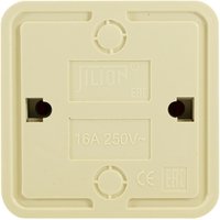 Розетка 1 гнездо (с/з) О/У. дуб Jilion 9533478