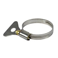 Хомуты червячные накатные с металлическим ключом, нерж. сталь, 2 шт./уп., 30-45 мм Политех Инструмент Инструмент 3205045