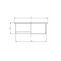 Заглушка Ostendorf для внутренней канализации HTM 110 мм (115620) Rus