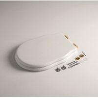 Сиденье для унитаза, , Boheme, цвет-белый Alice MC2803SE