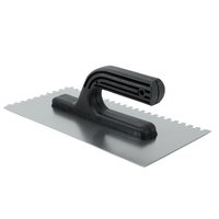 Гладилка нерж. пластм.ручка 13х28 (з.6х6) ЛЮКС Политех Инструмент Инструмент 1060286