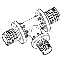 Тройник с уменьшенным боковым проходом 32-20-32 PX