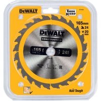 Пильный диск DEWALT CONSTRUCTION DT1934 165/20 мм. DT1934-QZ