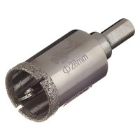 Коронка алмазная по керамике и кафелю с центрирующим сверлом 28мм  Trio-Diamond 400028