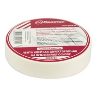 Лента клейкая двухсторонняя на вспененной основе 25мм*5м Политех Инструмент Инструмент 8042305