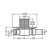 Трап, Viega, Advantix, шдв 275*220*155, цвет-хром