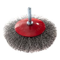 Щётка-крацовка Коническая со шпилькой 100 мм, стальная витая проволока, Pobedit Pobedit 2132010