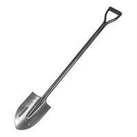 Лопата штыковая с металлическим черенком ЗЕМЛЕКОП 2, Pobedit Pobedit 8025201