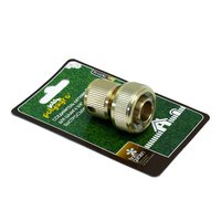 Соединитель латунный для шланга 3/4 быстросъемный Polyagro 7577110