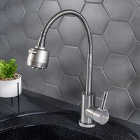 Смеситель для кухни РМС SUS124-016F Нержавеющая сталь