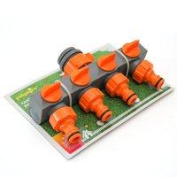 Адаптер-разветвитель на 4 выхода с внутр. рез. на 1'', 1/2'', 3/4'' Polyagro 7575375