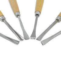 Набор стамесок-резцов фигурных MaxCut, деревянная рукоятка, 6 шт  Политех Инструмент Инструмент 2527733