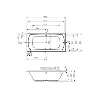Ванна, Mauersberger, Jucunda, шгв 1900*900*475, цвет-белый