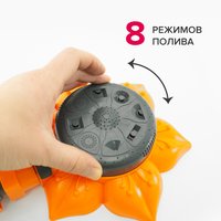 Распылитель-дождеватель, 8 режимов, с регулировкой, Polyagro Polyagro 7573225