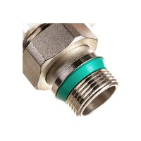 Кран шар. IVANCI- Superior угловой с разъем. Со. и стоп. кол., белая ручка-бабочка, вн.-на.рез.3/4"