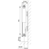 Радиатор стальной панельный AXIS 11 500 x 1000 Classic