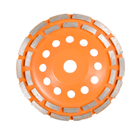 Чашка алмазная зачистная, 180 мм, двухрядная Вихрь 73/10/3/7