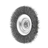 Щетка-крацовка Коническая 100мм/M14, стальная витая проволока, Pobedit Pobedit 2133010