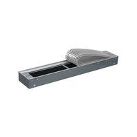 Конвектор, EKN, 190*90*2150, роликовая решётка, алюминий, натуральный, рамка-алюминий