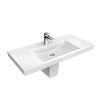 Раковина, Villeroy&Boch Subway 2.0 шгв 1000*470*150 CeramicPlus цвет-альпийский белый Villeroy&Boch 7175A0R1