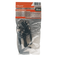 Набор шестигранных ключей Sturm! 1045-21-S10-O155