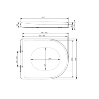 Сиденье для унитаза, TOTO, MH, шгв 398*477*59, цвет-белый (ПРОДАЕТСЯ ТОЛЬКО В КОМПЛЕКТЕ С ОСНОВНЫМ ИЗДЕЛИЕМ)
