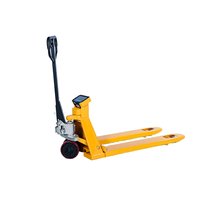 Гидравлическая тележка TOR с весами WH-25ES с принтером полиуретан. колеса 1010038