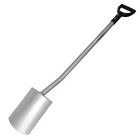 Лопата прямоугольная с металлическим черенком ЗЕМЛЕКОП 4, Pobedit Pobedit 8025215