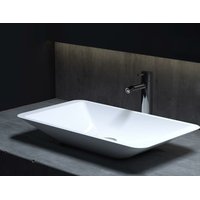 Раковина, Salini Callista шгв 575*350*90 отверстия для смесителя-отсутствуют цвет-белый матовый 1101207SM