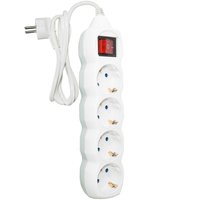 Удлинитель U-4g-3m-Z-V с 4 евророзетками (с/з, с/в) 3м Jilion 9534166