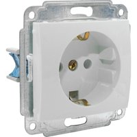 Розетка 1 гнездо (с/з, с/ш) С/У. белый Jilion 9533164