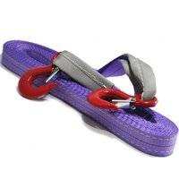 Буксир текстильный ленточный TOR БТЛ 4,5 т 6,0 м (крюк-крюк) 1011023