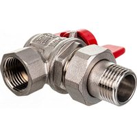 Кран шаровой IVANCI- Superior угловой с разъемным соединителем,ручка-бабочка,вну.-наруж.резьба 1/2"