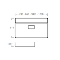 Раковина, Oasis, Rebel, шгв 850*515*120, отверстия для смесителя-1, цвет-белый матовый (НЕЛЬЗЯ ПРОДАВАТЬ ОТДЕЛЬНО ОТ ТУМБЫ) (ПРОДАЕТСЯ ТОЛЬКО В КОМПЛЕ