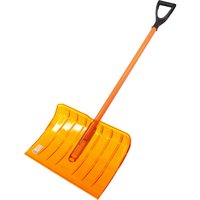 Лопата поликарбонат ал чер v- руч.  510х370мм "ПОЛИДВИЖОК" Polyagro 8025698