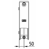 Радиатор, FK0 22, 100*200*1200, RAL 9016 (белый)