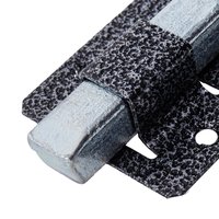 Задвижка накладная усиленная 60х115 мм, серебро Россия 8137267