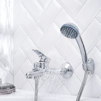 Смеситель для ванны с душем РМС SL86-009 однорычажный Хром