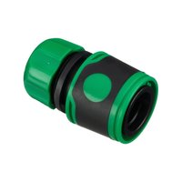 Соединитель для шланга 1/2" обрезин. (быстросъем.с аквастопом) Lite Polyagro 7576180